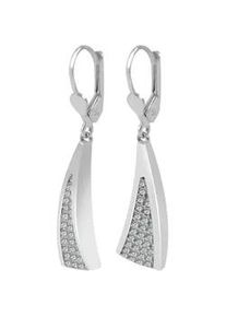 Adelia&acute;s Paar Ohrh&auml;nger ADELIA ́S "Damen Ohrringe &ndash; Ohrh&auml;nger aus 925 Silber mit Zirkonia", Damen, Gr. Damen, Silber 925 (Sterlingsilber), silber, Ohrringe, Ideal zum Verschenken &ndash; schlicht und stilvoll