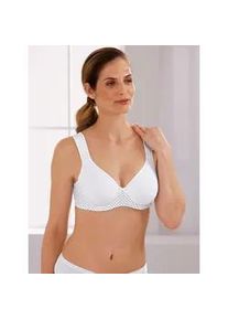 w&auml;schepur T-Shirt-BH W&Auml;SCHEPUR, Damen, Gr. 105, Cup C, wei&szlig;, bedruckt, 82% Polyamid, 18% Elasthan, BHs T-Shirt-BH