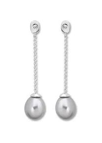 Paar Ohrh&auml;nger ONE ELEMENT "Zirkonia Ohrringe Ohrh&auml;nger aus 925 Silber", silber, Ohrringe, Damen, Damen,mit Zirkonia, Perlen Silber 925 (Sterlingsilber), Perlen, Silber 925 (Sterlingsilber), Ausdruck von Individualit&auml;t &ndash; dezent, bedeutungsvoll, nah am Herzen