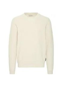 Strickfleece-Pullover Casual Friday "Strickpullover CFNOAR", Herren, Gr. M, wei&szlig; (rainy day), Obermaterial: 100% Baumwolle CO., Pullover