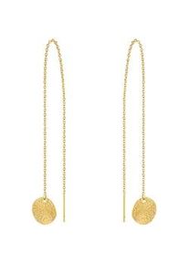 Paar Ohrh&auml;nger EASTSIDE "Set: ES400", gelb (gelbgold), Ohrringe, Damen, 110,0mm, Edelstahl, aus Edelstahl