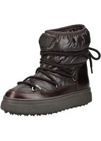 Snowboots Gant "Gant Stiefel Lederimitat/Nylon", Damen, Gr. 37, dunkelbraun, Lederimitat, Textil, Schuhe Snowboots