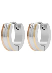 Adelia&acute;s Paar Creolen ADELIA ́S "Damen Ohrringe &ndash; Creole aus Edelstahl", Damen, Gr. Damen, Edelstahl, silber, Ohrringe, Perfekt als Geschenk zum Jubil&auml;um