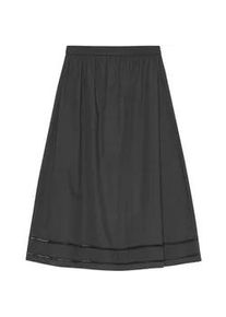 Midirock MOSHI MOSHI MIND "moshi moshi mind Skirt Brill", Damen, Gr. L, moonless night, Obermaterial: 100% Baumwolle, R&ouml;cke