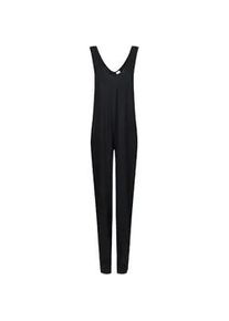 Jumpsuit Turtledove London "Jilly Jumpsuit Damen", Damen, Gr. M, Normalgr&ouml;&szlig;en, schwarz, 100% Baumwolle, normal, V-Ausschnitt, Overalls Jumpsuit