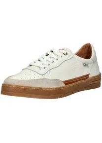 Sneaker Pikolinos "Pikolinos Sneaker Leder", Herren, Gr. 46, beige (creme), Leder, Schuhe Sneaker