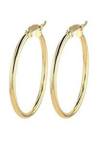 Adelia&acute;s Paar Creolen ADELIA ́S "Damen Ohrringe &ndash; Creole aus Edelstahl", Damen, Gr. Damen, Edelstahl, gold, Ohrringe, Ideal als Geschenk zum einfach so