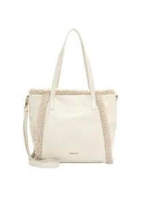Shopper Tamaris "Shopper TAS Gitta", Damen, Gr. B/H/T: 40cm x 33cm x 20cm 0, beige (beige 400), Polyurethan, Taschen Shopper