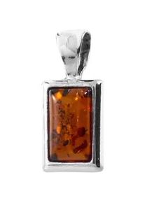 Kettenanh&auml;nger OSTSEE-SCHMUCK "- Rabina - Silber 925/000 - Bernstein" Gr. 20, silber (silber 925, silberfarben, wei&szlig;), Schmuckanh&auml;nger, Damen, Silber 925 (Sterlingsilber), Kettenanh&auml;nger