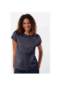 Rundhalsshirt Casual Looks "2er-Pack Shirts", Damen, Gr. 38, marine, ecru, 100% Baumwolle, unifarben, Rundhals, Shirts Rundhalsshirt