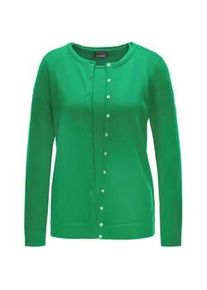 Strickpullover GOLDNER "Kurzgr&ouml;&szlig;e Figurnahes Twin-Set aus Pima-Baumwolle", Damen, Gr. 20, gr&uuml;n, Obermaterial: 100% Baumwolle CO., normal, Sonstiges, Pullover Strickpullover, Ohne