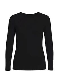 Unterhemd Nina von C. "Langarm Damen Shirt Motion", Damen, Gr. 38, N-Gr, schwarz, Obermaterial: 95% Modal CMD. 5% Elasthan EL., Unterhemden Unterhemd