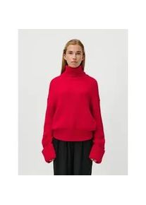 Rollkragenpullover LEGER "Tia Jumper, LeGer by Lena Gercke", Damen, Gr. 38, dunkelrot, Strick, Obermaterial: 50% Polyacryl, 30% Wolle, 20% Polyamid, oversize, Pullover Rollkragenpullover, oversized, Grobstrick