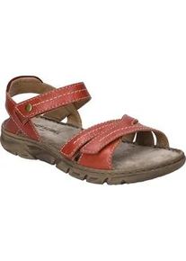 Sandale Josef Seibel "Brenda 06, rot", Damen, Gr. 42, rot, Obermaterial: 100% Rindsleder Leather cow., Schuhe Sandale