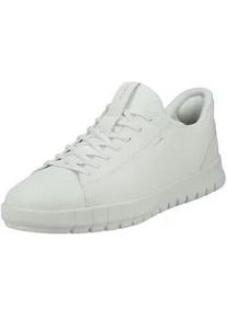 Sneaker Geox "Geox Sneaker Leder", Herren, Gr. 40, wei&szlig;, Leder, Schuhe Sneaker