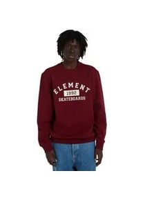 Sweatshirt Element "Home Team", Herren, Gr. L, zinfandel, Obermaterial: 70% Walkfrottier, 30% Walkfrottier;, Sweatshirts Sweatshirt