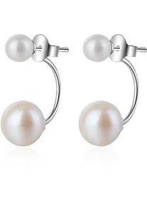 Perlenohrringe AILORIA "Ohrringe MEGUMI", silber, Ohrringe, Damen, Silber 925 (Sterlingsilber)