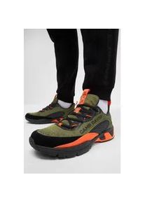 Sneaker CAMP DAVID, Herren, Gr. 45, vintage khaki, Leder, Synthetik, Textil, mehrfarbig, Schuhe Sneaker, mit 3D-geformten Stabilisator im Kn&ouml;chelbereich