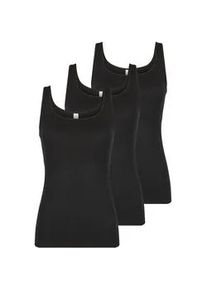 Achselhemd Nina von C. "Damen Achselhemd GOTS Fine Cotton", Damen, Gr. 46, N-Gr, schwarz, Obermaterial: 100% Baumwolle CO(Bio)., Unterhemden