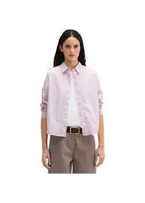 Marc O'Polo Langarmbluse MARC O'POLO "aus Baumwoll-Chambray", Damen, Gr. 40, light pink, Obermaterial: 100% Baumwolle, gestreift, regular fit normal, Manschette, Blusen