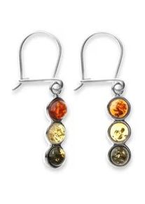 Paar Ohrh&auml;nger OSTSEE-SCHMUCK "- Kim - Silber 925/000 - Bernstein" Gr. 36, silber (silber 925, silberfarben, wei&szlig;), Ohrringe, Damen, Silber 925 (Sterlingsilber)