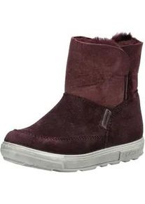 Stiefelette Pepino "Pepino Stiefelette Veloursleder", Damen, Gr. 28, pflaume, Veloursleder, Schuhe Stiefelette