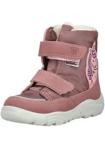 Stiefelette Pepino "Pepino Stiefelette Synthetik/Textil", Damen, Gr. 28, rosa, Synthetik, Textil, Schuhe Stiefelette