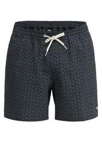 Boardshorts Quiksilver "Stretch Printed Volley 16", Herren, Gr. XL, schwarz mini mayhem, Obermaterial: 92% Microfaser, 8% Elasthan;, Hosen