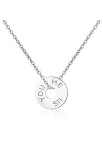 Silberkette AILORIA "Halskette LOUNA", Damen, silber, Halsketten Silberkette