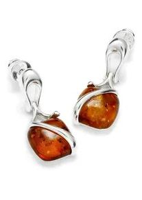 Paar Ohrh&auml;nger OSTSEE-SCHMUCK "- Eni - Silber 925/000 - Bernstein" Gr. 25, silber (silber 925, silberfarben, wei&szlig;), Ohrringe, Damen, Silber 925 (Sterlingsilber)