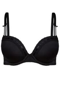 Dirndl-BH SuSa "Push Up Dirndl BH Wiesn Zauber", Damen, Gr. 75, Cup D, schwarz, Stoff, Obermaterial: 80% Polyamid PA. 10% Elasthan EL. 10% Baumwolle CO., BHs Dirndl-BH