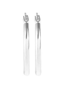 Adelia&acute;s Paar Creolen ADELIA ́S "Damen Ohrringe &ndash; Creole aus Edelstahl", Damen, Gr. Damen, Edelstahl, silber, Ohrringe, Zum Verschenken &ndash; ideal zum einen besonderen Tag