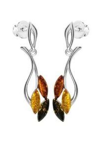 Paar Ohrh&auml;nger OSTSEE-SCHMUCK "- Paulin - Silber 925/000 - Bernstein" Gr. 40, silber (silber 925, silberfarben, wei&szlig;), Ohrringe, Damen, Silber 925 (Sterlingsilber)