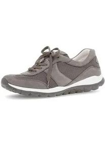 Sneaker Gabor "Sneaker low", Damen, Gr. 36, grau, Schuhe Sneaker