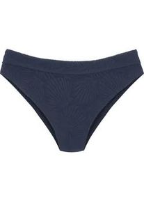 Bikini-Hose s.Oliver "Olivia", Damen, Gr. 40, N-Gr, blau (marine), Obermaterial: 94% Polyester, 6% Elasthan. Futter: 90% Polyester, 10% Elasthan, Strukturmuster, Badehosen Bikini-Hose, Mit Muschelstruktur