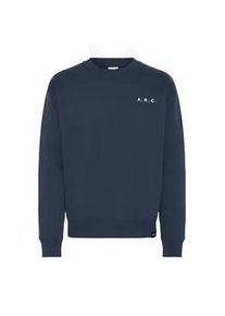!Solid Longpullover SOLID "Sweatshirt SDHannes", Herren, Gr. S, blau (insignia blau), Obermaterial: 60% Baumwolle CO. 40% Polyester PES., Sweatshirts Longpullover