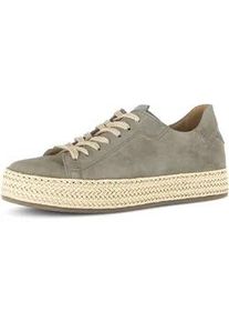 Sneaker Gabor "Sneaker low", Herren, Gr. 35, gr&uuml;n, Schuhe Sneaker