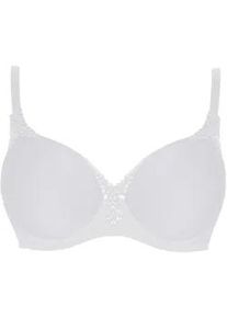 T-Shirt-BH Viania "Spacer B&uuml;gel BH Carola", Damen, Gr. 90, Cup B, wei&szlig;, Stoff, Obermaterial: 62% Polyamid PA. 27% Polyester PES. 11% Elasthan EL., BHs T-Shirt-BH