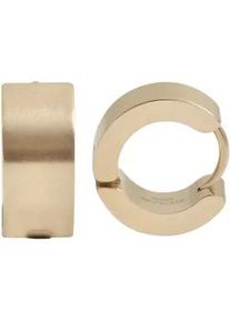 Adelia&acute;s Klappcreolen ADELIA ́S "Unisex Ohrringe &ndash; Klappcreole aus Edelstahl", Damen, Gr. Unisex, Edelstahl, gold, Ohrringe Klappcreolen, Geschenkidee: zeitlos und vielseitig