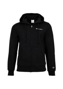 Sweatshirt Champion "Sweatjacke Sweatjacke Heavy Soft", Herren, Gr. M, schwarz, Obermaterial: 70% Baumwolle CO. 30% Polyester PES., Sweatshirts Sweatshirt