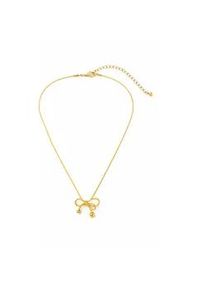 Kette mit Anh&auml;nger "Schleife", Damen, Gr. onesize, golden, Collezione Alessandro, Basic, Halsketten, mit filigraner Schleife, golden