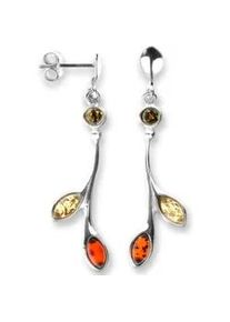 Paar Ohrstecker OSTSEE-SCHMUCK "- Wenke - Silber 925/000 - Bernstein" Gr. 52, silber (silber 925, silberfarben, wei&szlig;), Ohrringe, Damen, Silber 925 (Sterlingsilber)