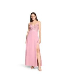 Abendkleid Vera Mont "Damen mit Stickerei", Damen, Gr. 34, Normalgr&ouml;&szlig;en, vintage blossom, Obermaterial: 100% Polyester; Futter: 100% Polyester, festlich, Basic schmal lang, V-Ausschnitt, Kleider Abendkleid