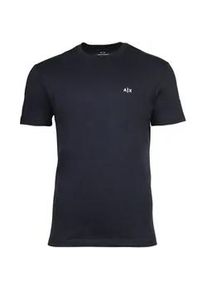 Giorgio Armani T-Shirt ARMANI EXCHANGE "T-Shirt T-SHIRT 1er Pack", Damen, Gr. XL, blau (dunkelblau), Obermaterial: 100% Baumwolle CO., Shirts T-Shirt