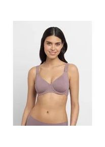 B&uuml;gel-BH Dorina "Lindsay", Damen, Gr. 75, Cup C, lila, Obermaterial: 84% Polyamid, 16% Elasthan, bequem, BHs B&uuml;gel-BH, nahtlos, weiche Cups, bequem