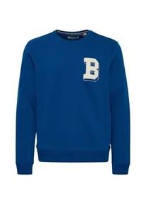 Rundhalspullover Blend "Rundhalspullover BHSweatshirt", Herren, Gr. XL, blau (estate blau), Obermaterial: 50% Baumwolle CO. 50% Polyester PES., Pullover Rundhalspullover