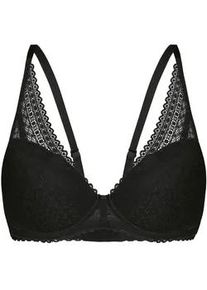 Sassa Mode Schalen-BH SASSA "Schalen BH Tempting Passion", Damen, Gr. 95, Cup B, schwarz, Spitze, Obermaterial: 86% Polyamid PA. 14% Elasthan EL., BHs Schalen-BH
