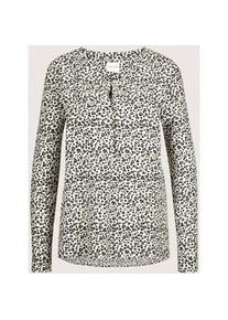 Madeleine Mode Langarmbluse MADELEINE "Bluse Lange Bluse zum Schl&uuml;pfen", Damen, Gr. 34, schwarz (schwarz, kitt), Obermaterial: 100% Viskose CV., Modern, normal, Blusen