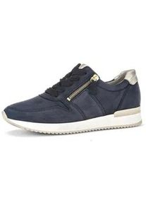 Sneaker Gabor "Sneaker low", Damen, Gr. 35,5, blau, Schuhe Sneaker
