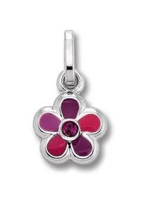 Kettenanh&auml;nger ONE ELEMENT "Zirkonia Blume Anh&auml;nger aus 925 Silber", silber, Schmuckanh&auml;nger, M&auml;dchen, Silber 925 (Sterlingsilber), Kettenanh&auml;nger, Kleines Statement &ndash; pers&ouml;nlich, stilvoll, alltagstauglich